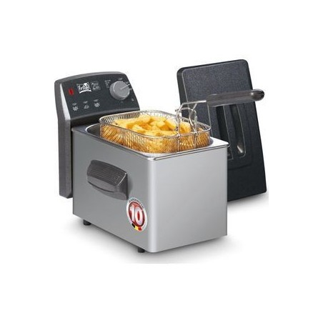 Buy FRITEL TURBO SF 2-Liter Deep Fryer in Metallic Anthracite/Silver - Perfect for Crispy Delights!